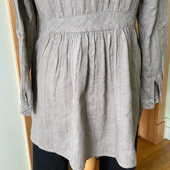 Sandwich Long-Sleeved Grey Button-Down Tunic, Size 38/S - Picture 12 of 15